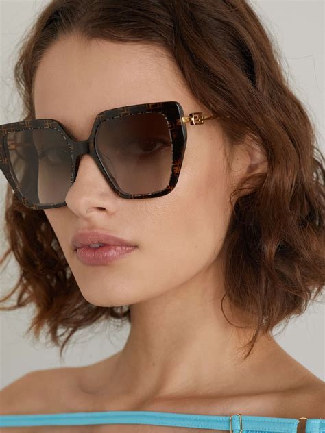 fendi unisex sunglasses|fendi women's oversized sunglasses.